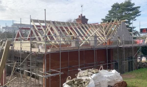 structural steel frame building construction
