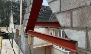 structural steel design for gable ends