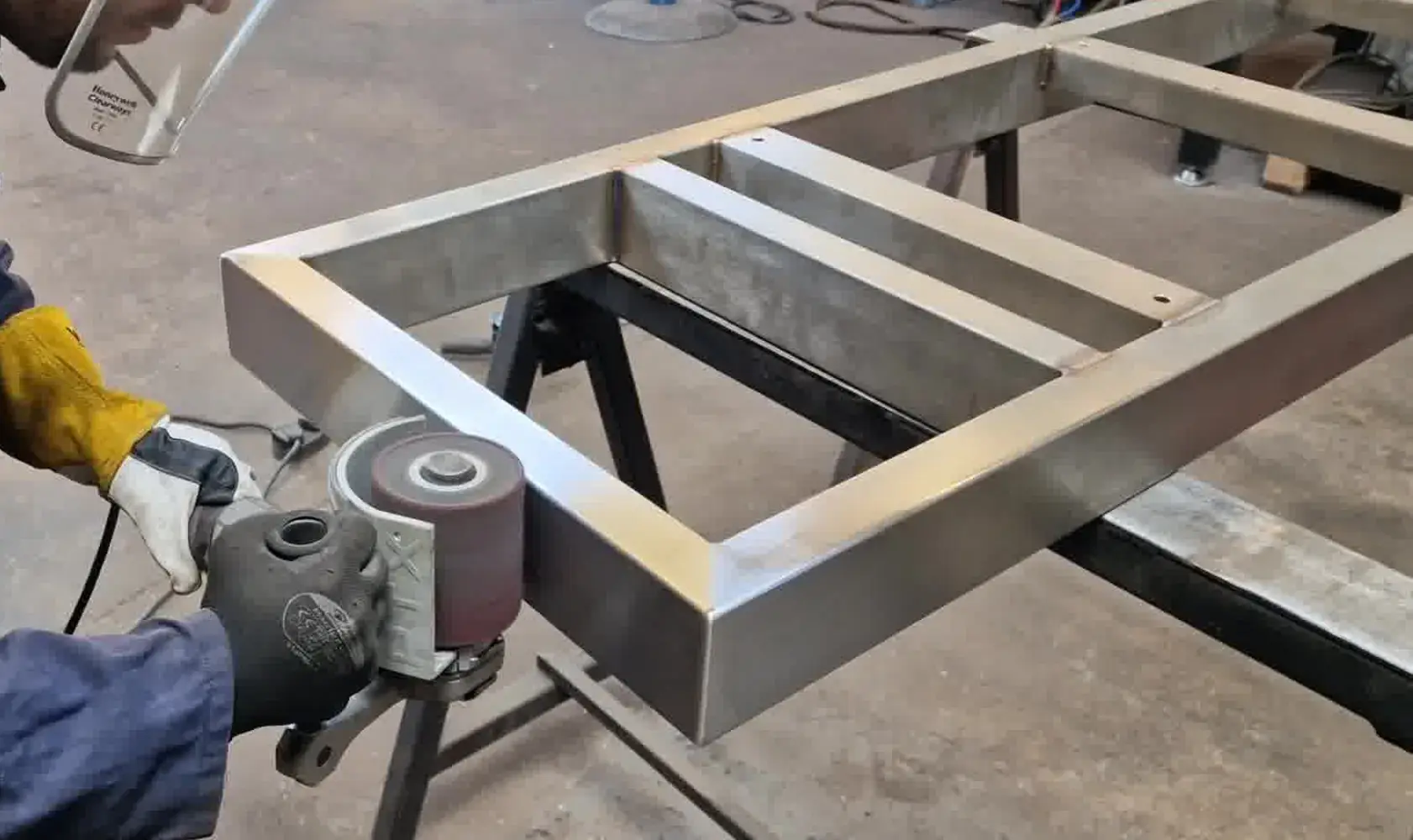 metal finishing.