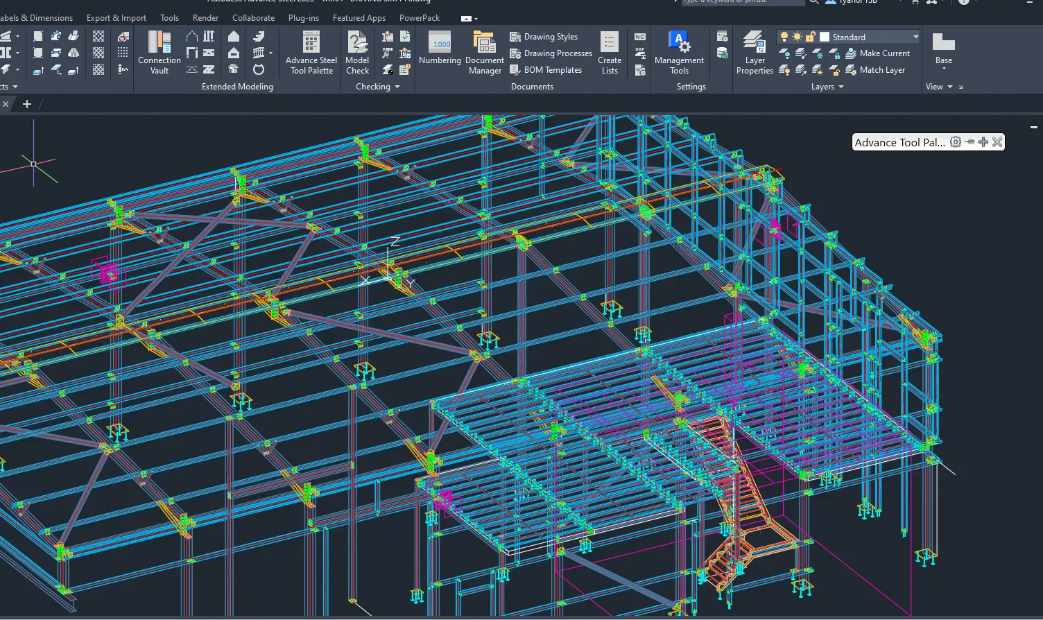 steel frame building design